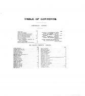 Table of Contents, DeKalb County 1905